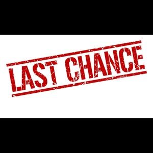 Last chance to buy